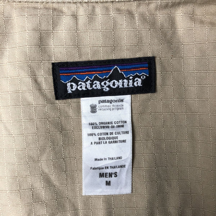 2000'S Patagonia Soaring Jacket 25255S0 Ripstop Cotton Jacket Men's Size M (approx.) Organic cotton Beige type Vintage Second Hand