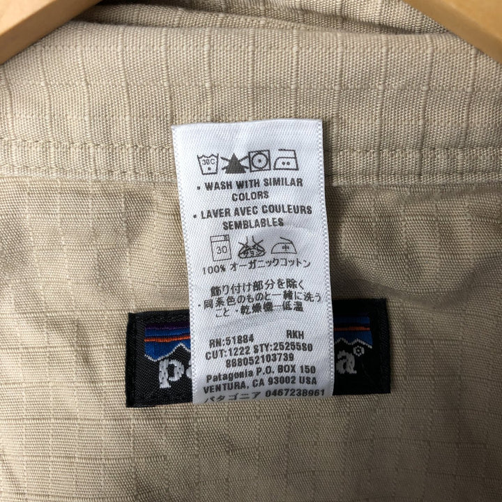 2000'S Patagonia Soaring Jacket 25255S0 Ripstop Cotton Jacket Men's Size M (approx.) Organic cotton Beige type Vintage Second Hand