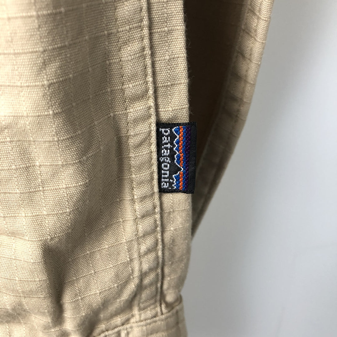2000'S Patagonia Soaring Jacket 25255S0 Ripstop Cotton Jacket Men's Size M (approx.) Organic cotton Beige type Vintage Second Hand