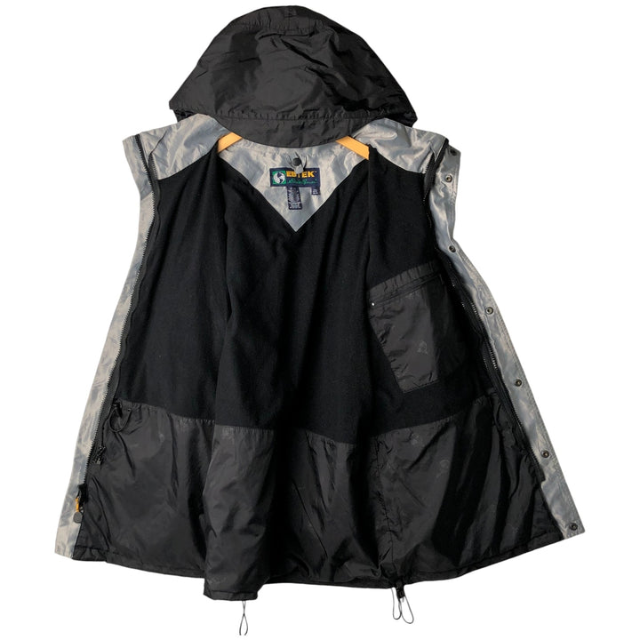 1990'S Eddie Bauer EBTEK GORE-TEX Ripstop Mountain Parka Shell Jacket (Men's Size M) Nylon (Gore-Tex) black type Vintage Second Hand