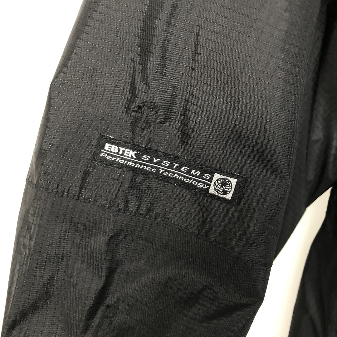 1990'S Eddie Bauer EBTEK GORE-TEX Ripstop Mountain Parka Shell Jacket (Men's Size M) Nylon (Gore-Tex) black type Vintage Second Hand