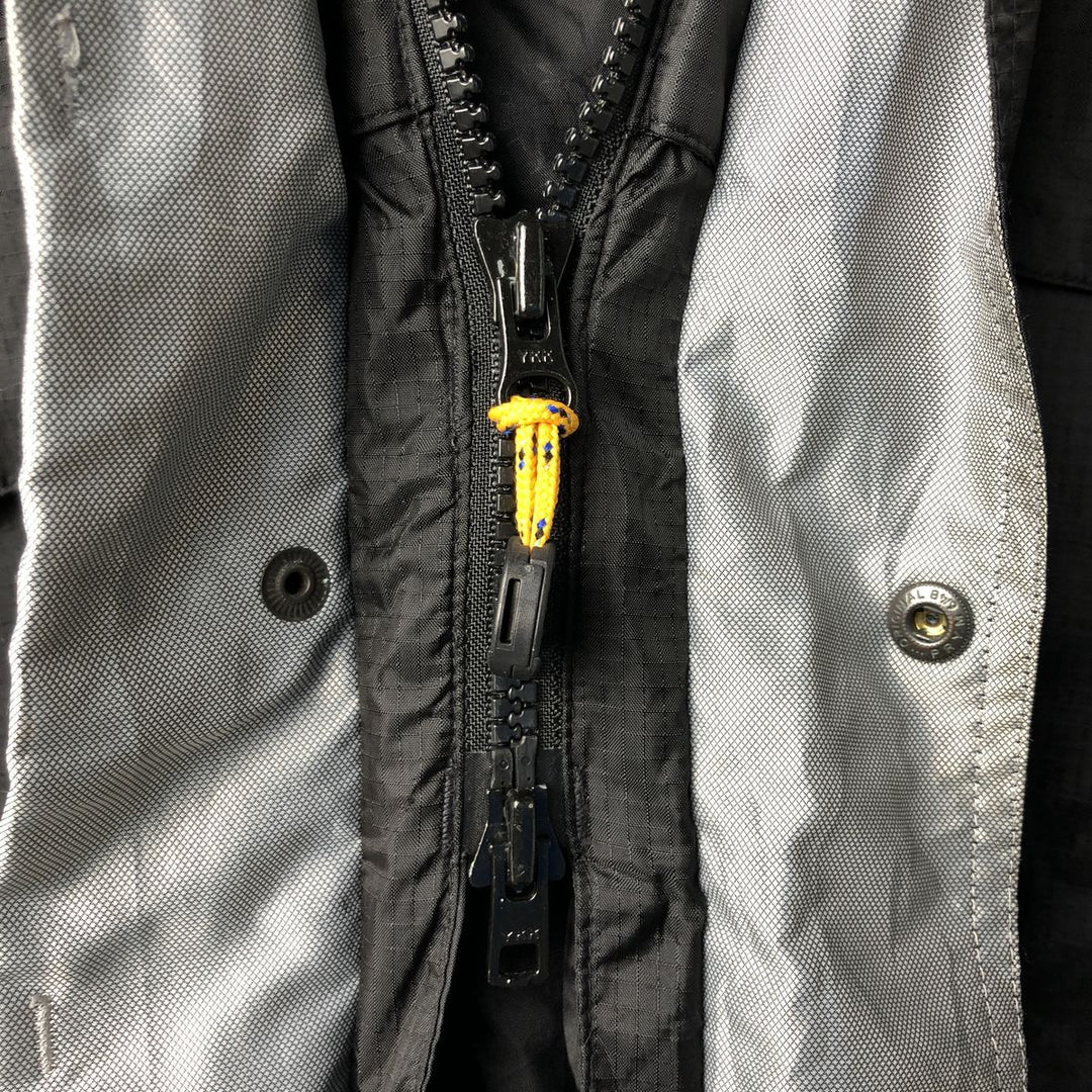 1990'S Eddie Bauer EBTEK GORE-TEX Ripstop Mountain Parka Shell Jacket (Men's Size M) Nylon (Gore-Tex) black type Vintage Second Hand