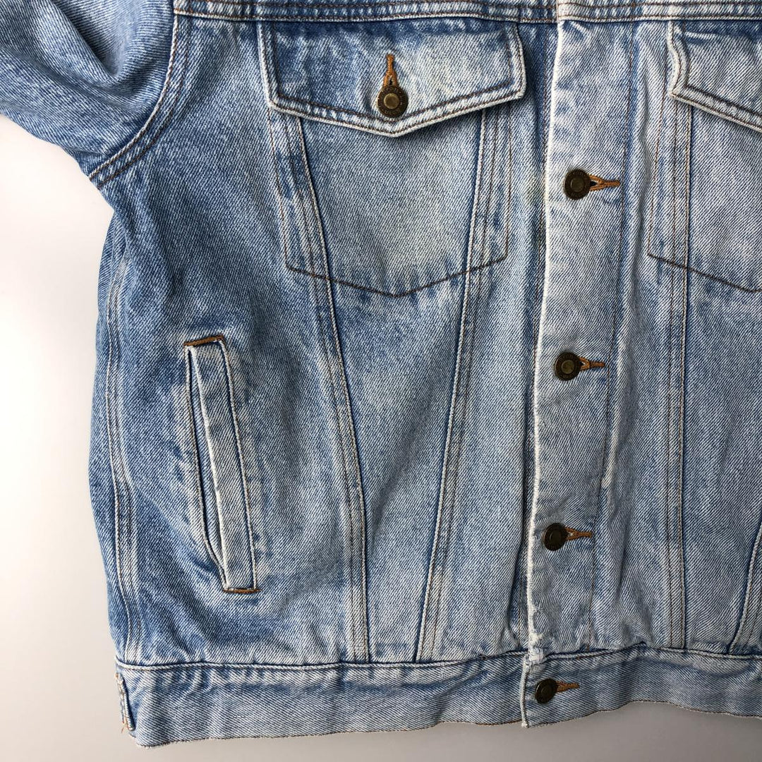 90s-00'S L.L.Bean padded denim jacket (men's size M equivalent) cotton blue type Vintage Second Hand