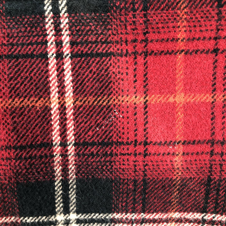 FIELD and STREAM Long Sleeve Flannel Check Shirt, Men's Size L cotton red type Vintage Second Hand