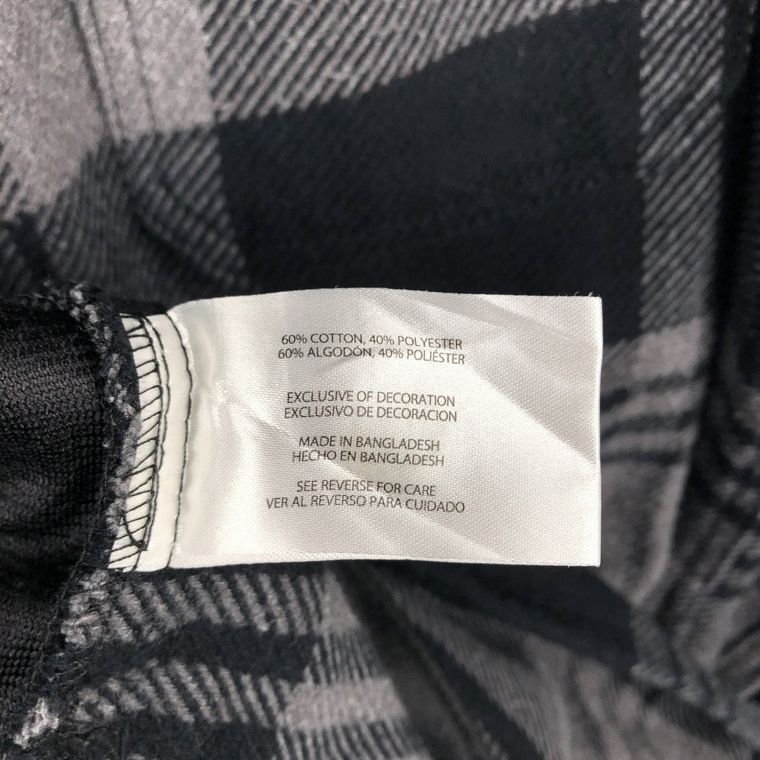 Orvis long-sleeved flannel check shirt, men's size S cotton gray type Vintage Second Hand