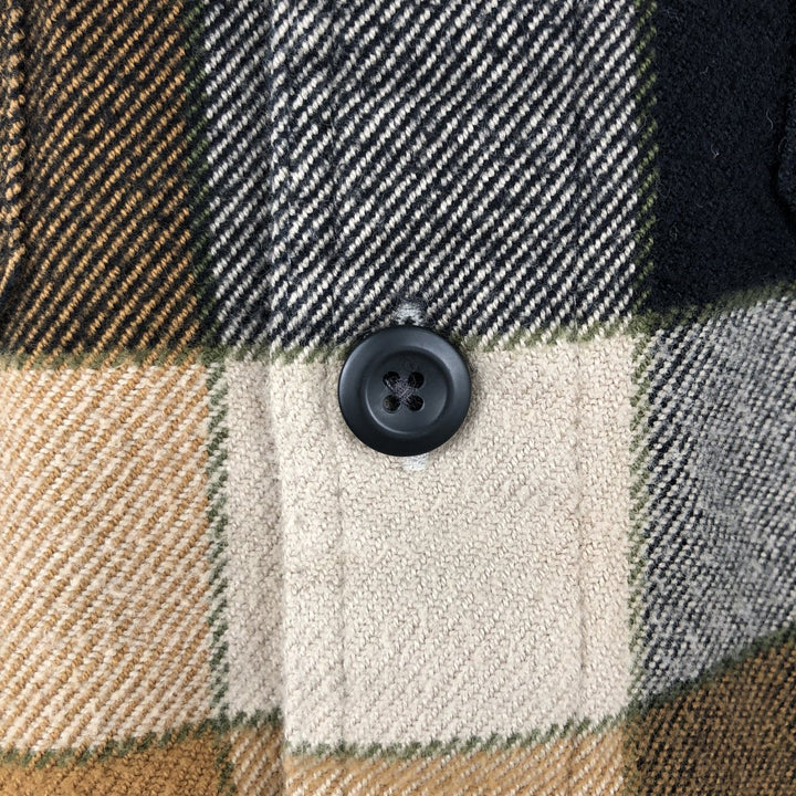 Patagonia ORGANIC COTTON 53947FA11 Long-Sleeve Flannel Check Shirt, Men's Size S (approx.) Organic cotton Beige type Vintage Second Hand