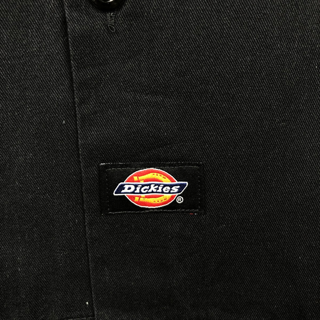 Dickies Short-Sleeve Work Shirt, Men's Size XL (Equivalent), Boxy Shirt polyester black type Vintage Second Hand