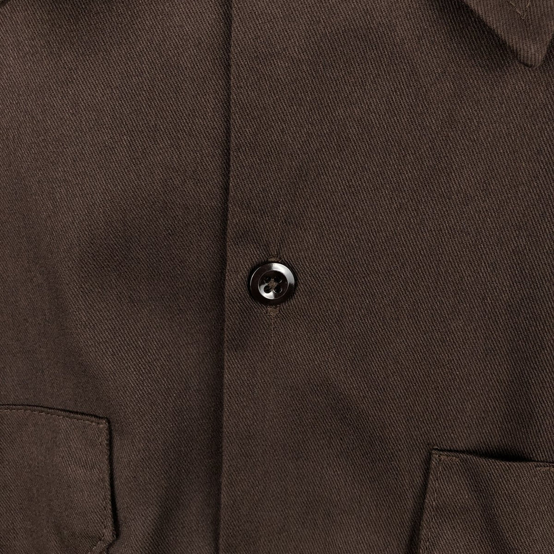 Dickies ARROGANT BASTARD ALE Short-Sleeve Work Shirt, Boxy Shirt, Men's Size L (approx.) polyester brown type Vintage Second Hand