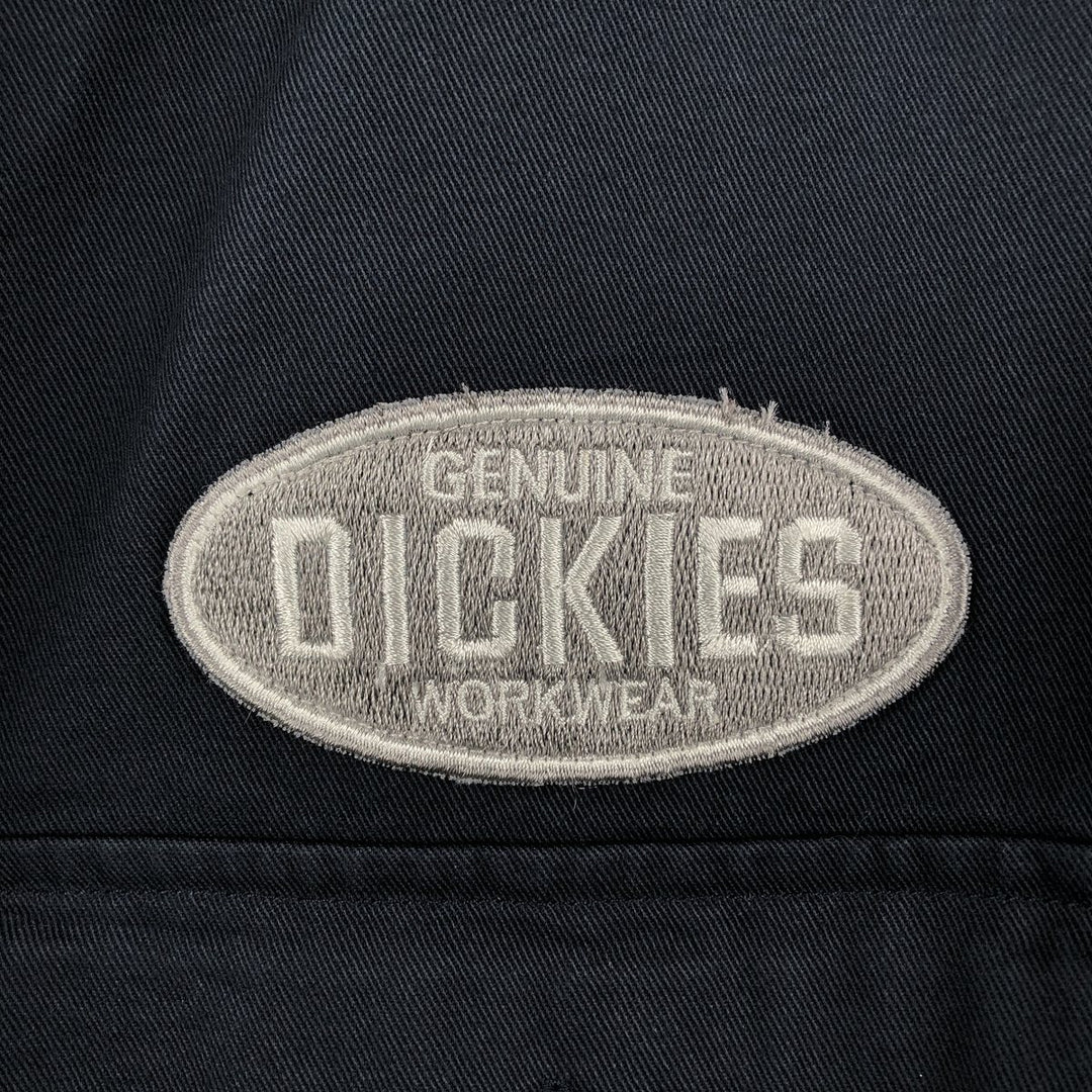 Dickies Short Sleeve Work Shirt Box Shirt Men's XL cotton black type Vintage Second Hand