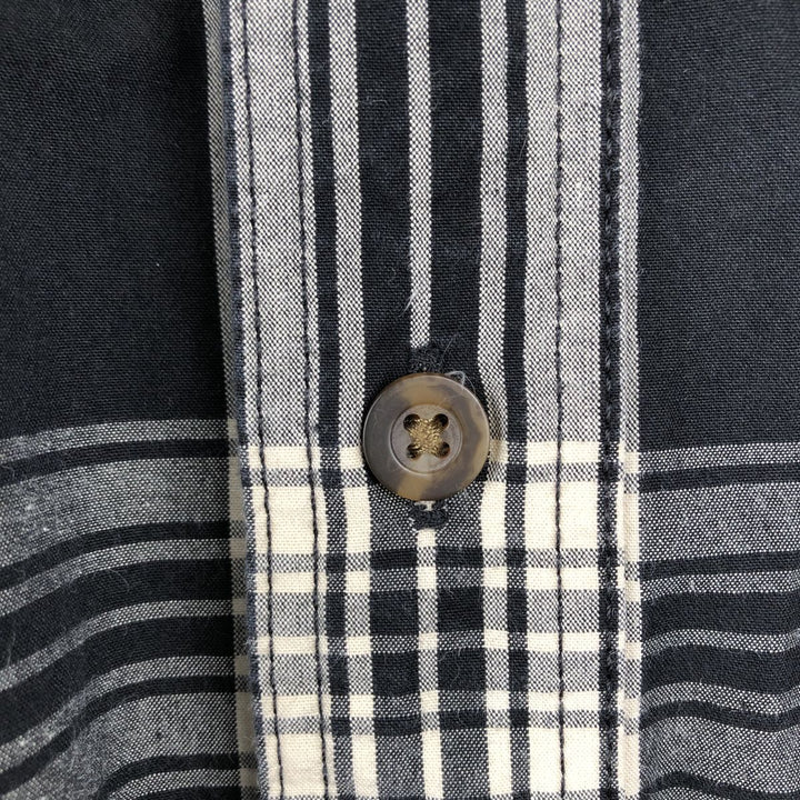 Carhartt RELAXED FIT Check Pattern Button-down Short Sleeve Work Shirt, Men's XL cotton black type Vintage Second Hand