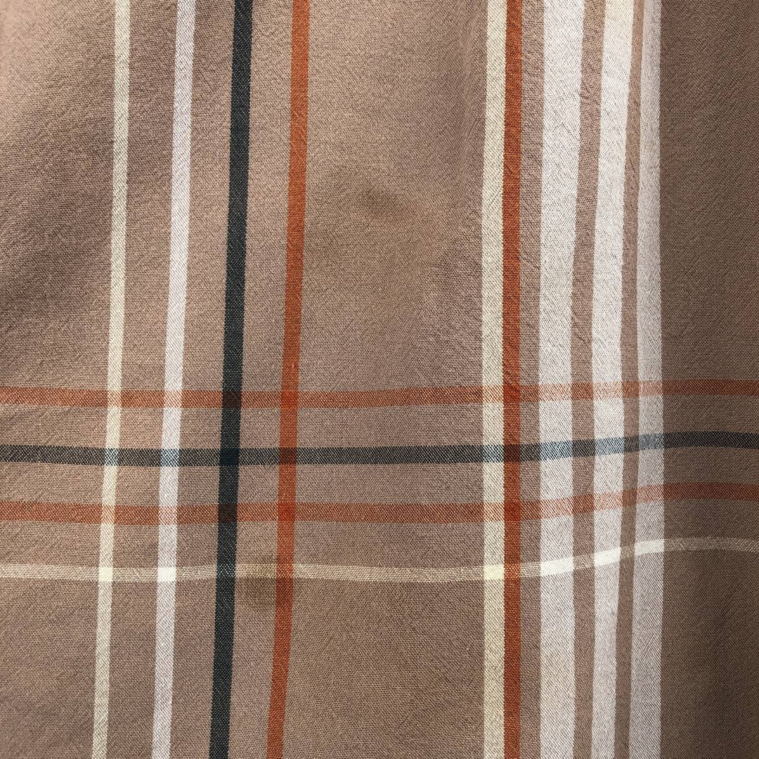 Carhartt Loose Fit Check Pattern Button-Down Short-Sleeve Work Shirt (Men's Size S) cotton cheek Vintage Second Hand