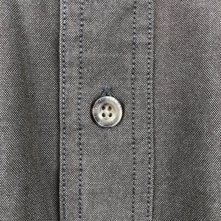 Carhartt button-down short-sleeve work shirt, men's size L cotton Khaki type brown Vintage Second Hand