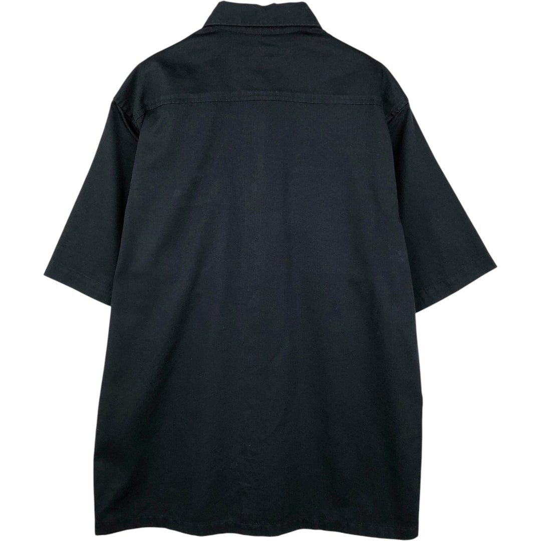 Carhartt Relaxed Fit Short Sleeve Work Shirt, Boxy Shirt, Men's Size L polyester black type Vintage Second Hand