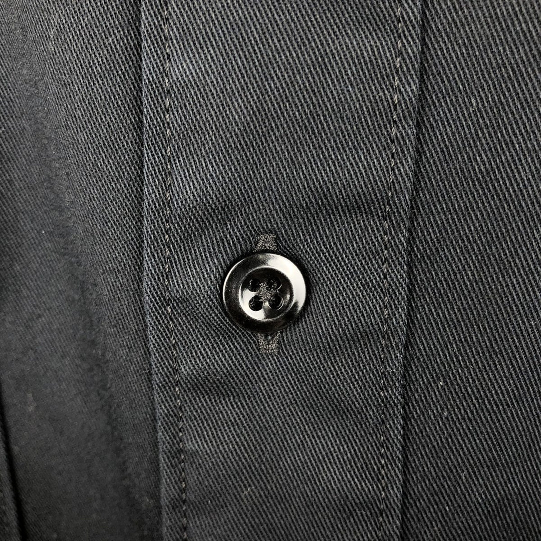 Carhartt Relaxed Fit Short Sleeve Work Shirt, Boxy Shirt, Men's Size L polyester black type Vintage Second Hand