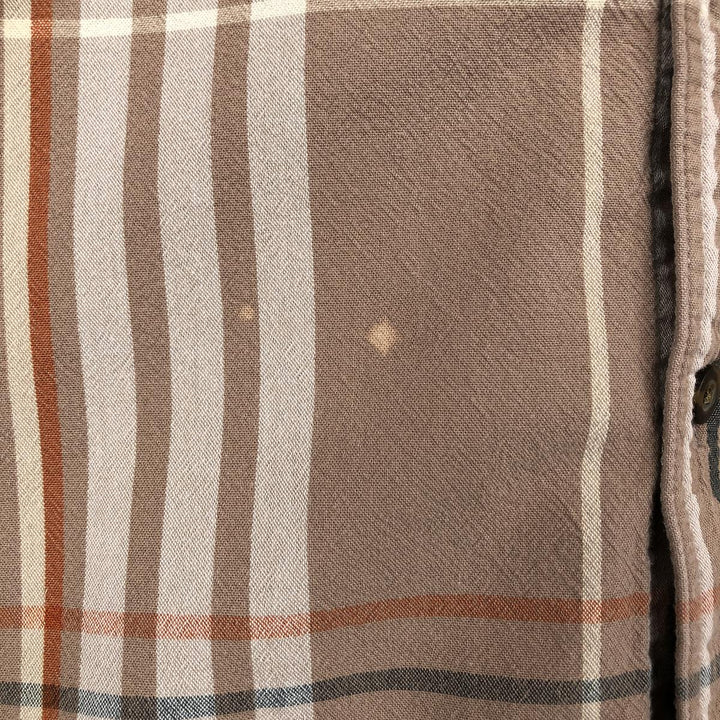 Carhartt Loose Fit Check Pattern Button-down Short Sleeve Work Shirt, Men's Size L cotton cheek Vintage Second Hand