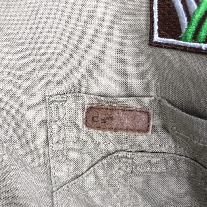 Carhartt short sleeve work shirt, size L for men unclear Khaki type beige Vintage Second Hand
