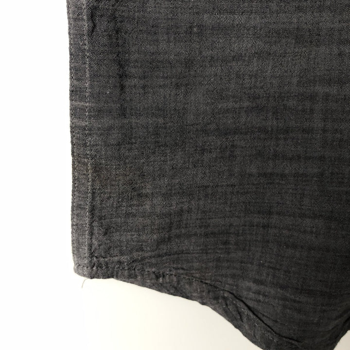 Levi's Short-Sleeve Chambray Shirt, Men's Size XL (approx.) cotton Charcoal Vintage Second Hand
