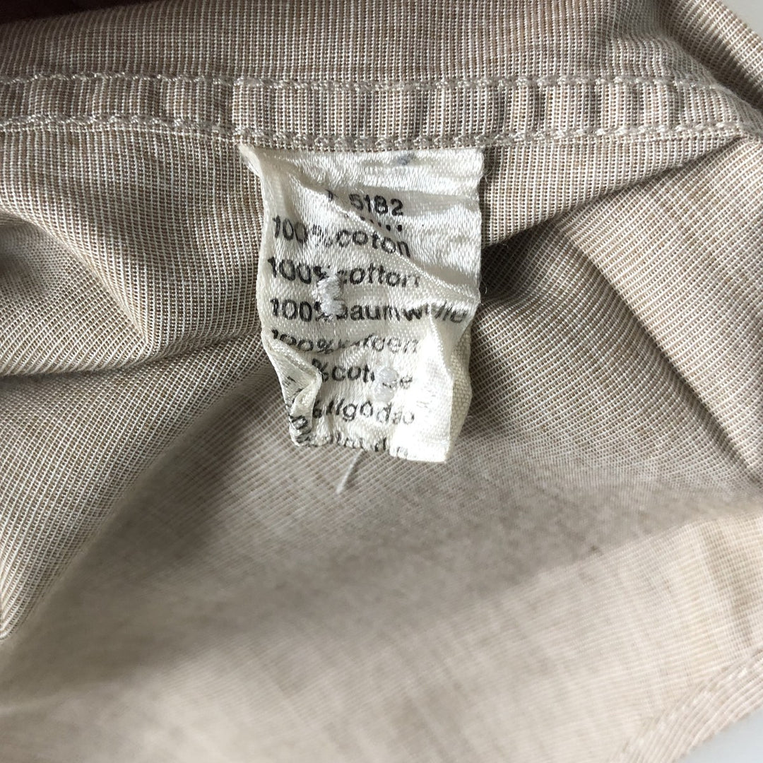 Lacoste LACOSTE short sleeve button down shirt men's XL size cotton Beige type Vintage Second Hand