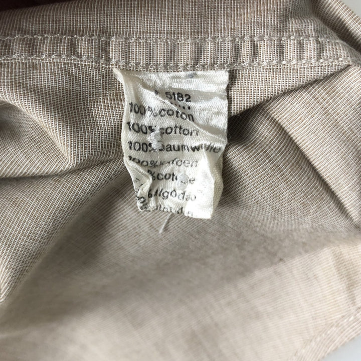 Lacoste LACOSTE short sleeve button down shirt men's XL size cotton Beige type Vintage Second Hand
