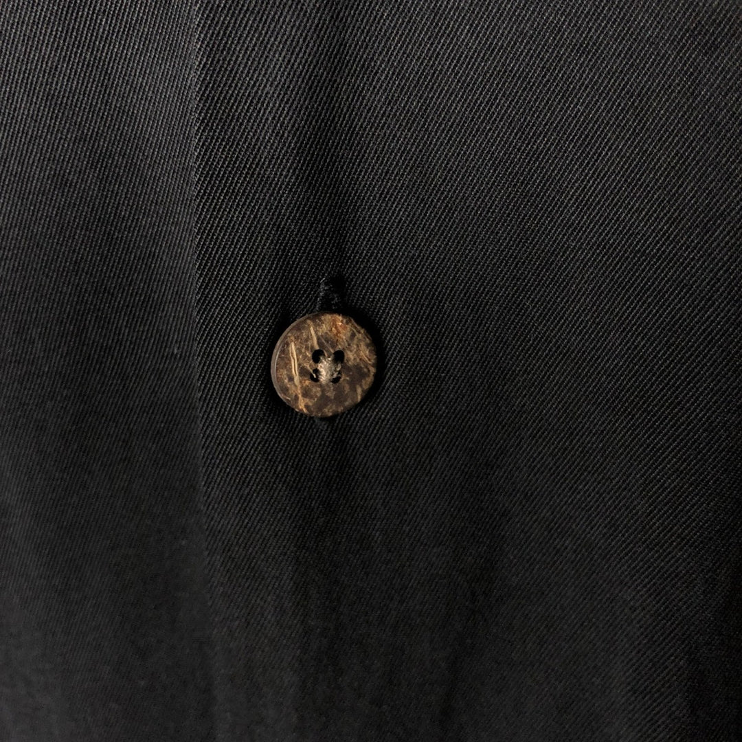 Tommy Bahama short sleeve open collar silk shirt, box shirt, men's size L silk black type Vintage Second Hand