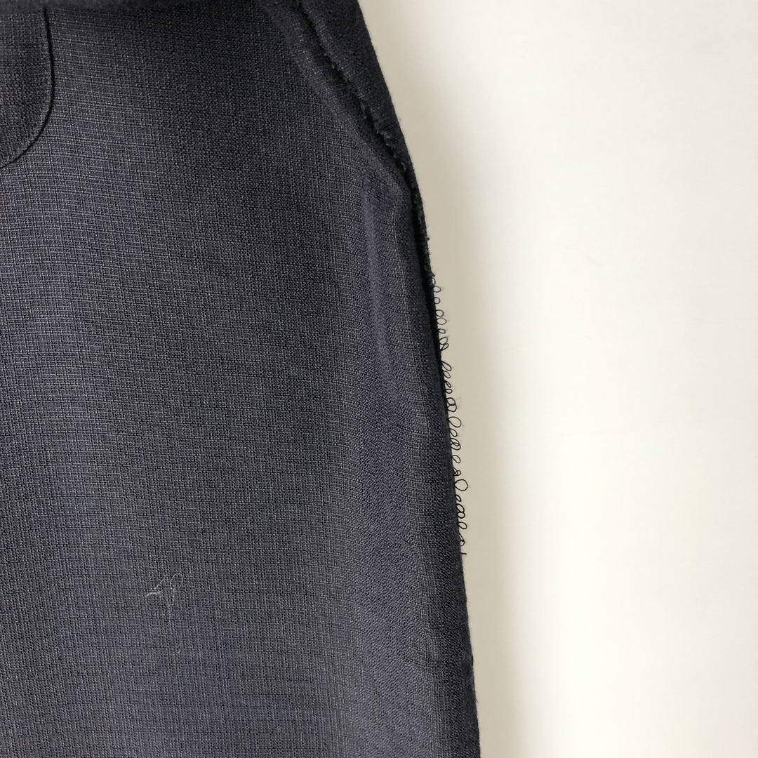 Joe Marlin COMFORT FIT Short-Sleeve Rayon Box Shirt (Men's Size L) Rayon black type Vintage Second Hand