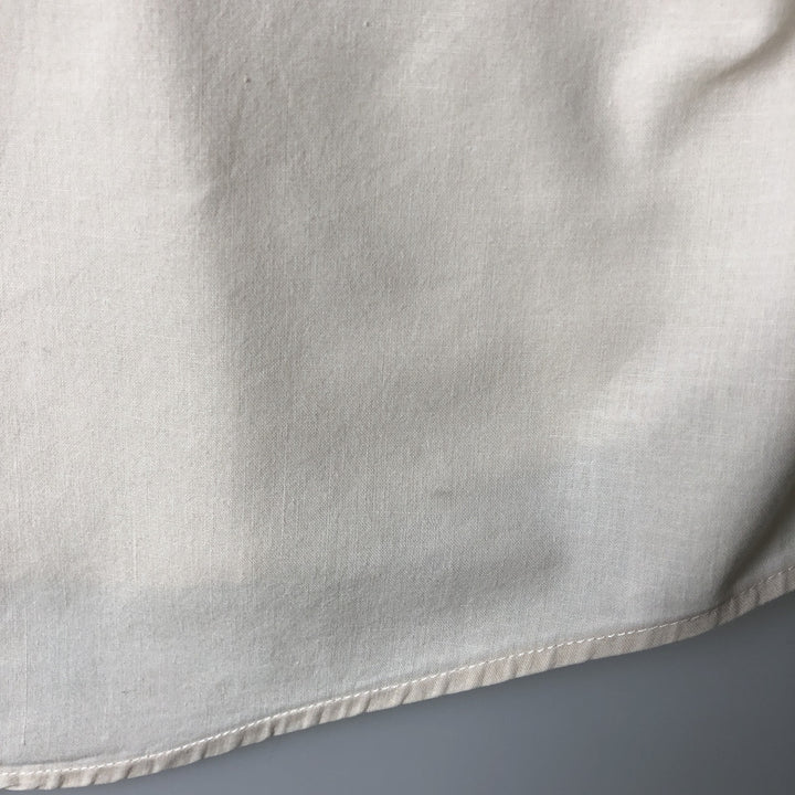 Vintage LLBean short-sleeved cotton shirt from the 1990s, men's size XL. cotton unbleached Vintage Second Hand