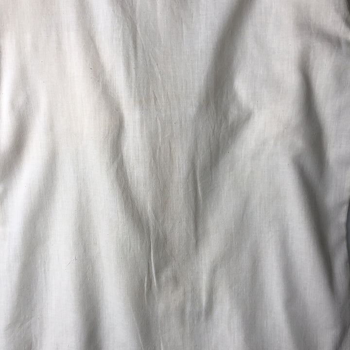 70s-80'S JCPenney Short-Sleeve Box Shirt, Men's Size M (approx.), Vintage unclear ivory Vintage Second Hand
