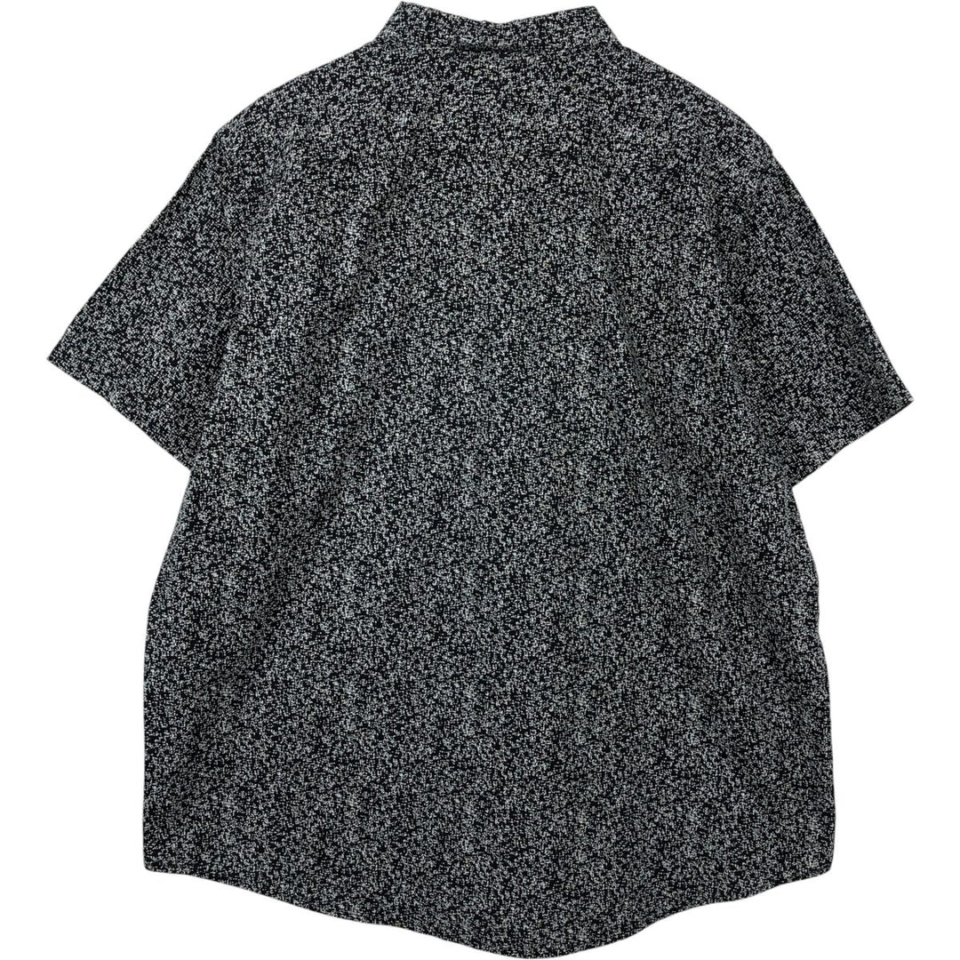 Levi's Standard all-over print short-sleeved cotton shirt, men's size XL equivalent. cotton black type Vintage Second Hand