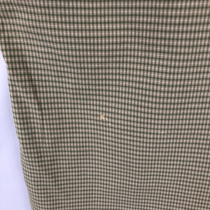 90s-00'S Woolrich Short-Sleeve Button-Down Check Shirt, Men's XXL (approx.), Vintage unclear green type Vintage Second Hand
