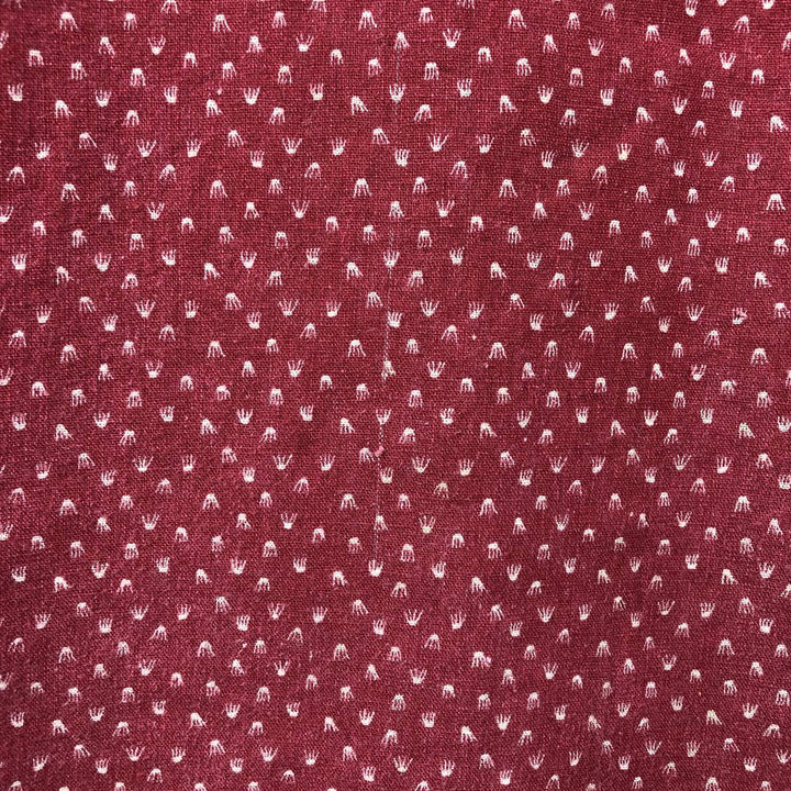 Patagonia 53139SP17 Backstep Shirt, all-over print, short-sleeved, hemp shirt, boxy shirt, men's size XL equivalent. Hemp red type Vintage Second Hand