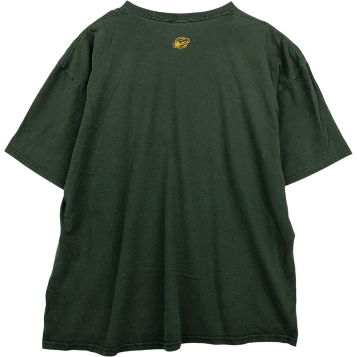 Gildan Triumph Motorcycle T-Shirt, Men's Size XXL (approx.) cotton dark green Vintage Second Hand