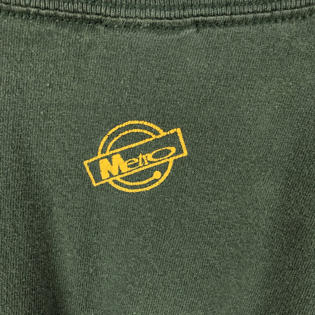 Gildan Triumph Motorcycle T-Shirt, Men's Size XXL (approx.) cotton dark green Vintage Second Hand
