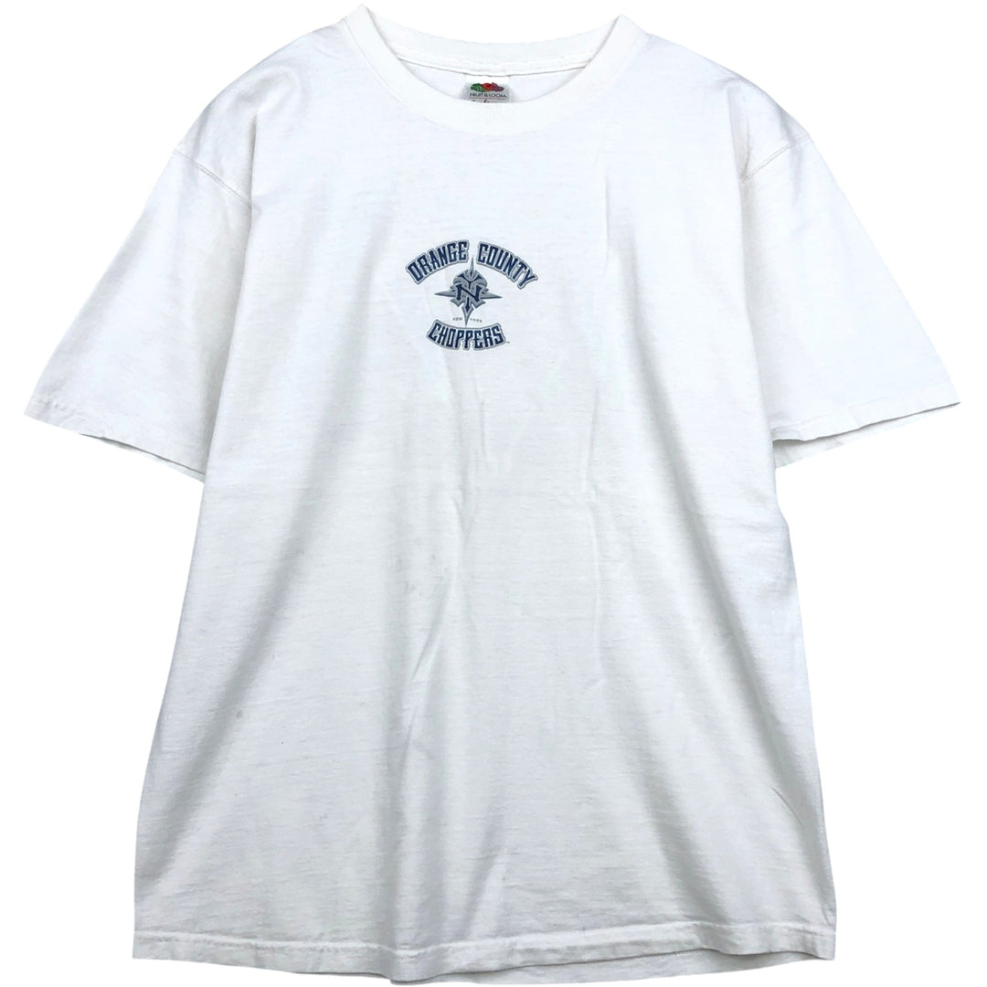 2000'S Fruit of the Loom Orange County Choppers Motorcycle T-shirt, Men's Size L (approx.) cotton white type Vintage Second Hand