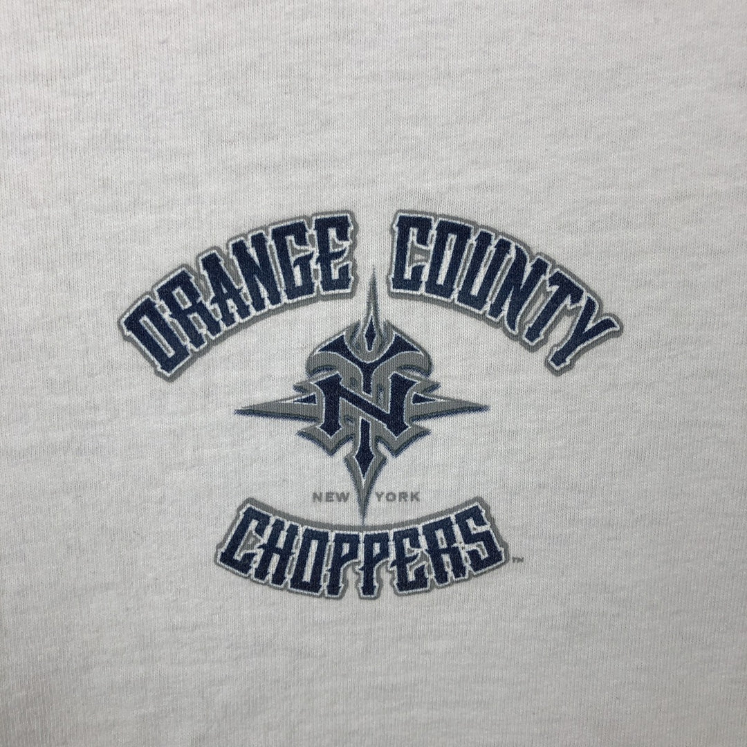 2000'S Fruit of the Loom Orange County Choppers Motorcycle T-shirt, Men's Size L (approx.) cotton white type Vintage Second Hand