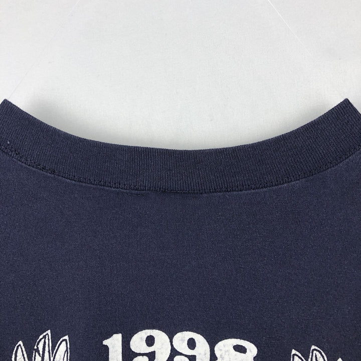 90'S STURTEE Eagle Pattern Motorcycle T-Shirt, Made in USA, Men's Size L (Equivalent), Vintage cotton navy blue type Vintage Second Hand