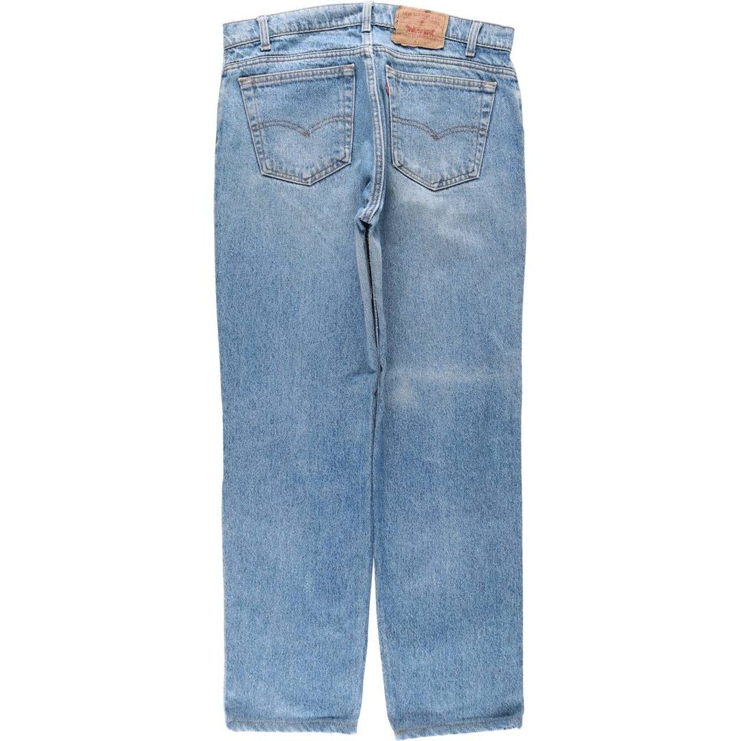 1990'S Levi's 506-4891 Tapered Denim Pants, Made in USA, Men's W35 (approx.), Vintage cotton blue type Vintage Second Hand