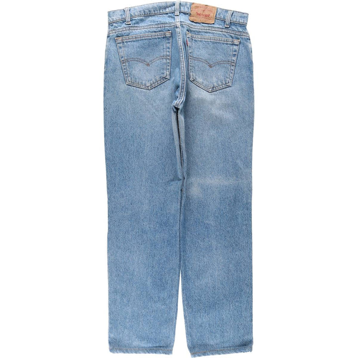 1990'S Levi's 506-4891 Tapered Denim Pants, Made in USA, Men's W35 (approx.), Vintage cotton blue type Vintage Second Hand