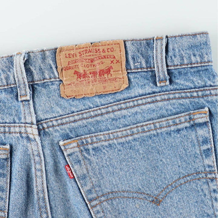 1990'S Levi's 506-4891 Tapered Denim Pants, Made in USA, Men's W35 (approx.), Vintage cotton blue type Vintage Second Hand