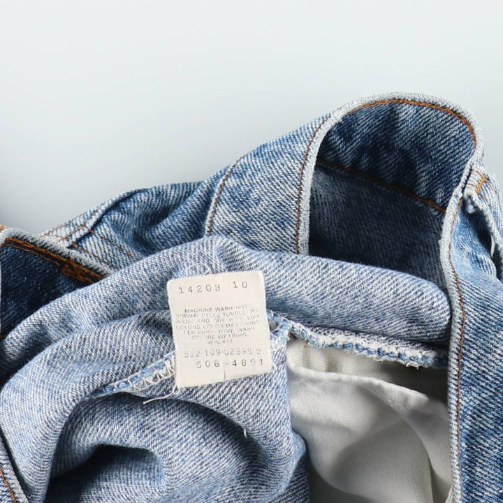 1990'S Levi's 506-4891 Tapered Denim Pants, Made in USA, Men's W35 (approx.), Vintage cotton blue type Vintage Second Hand