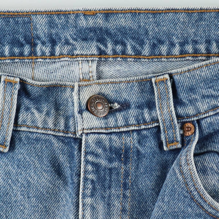 1990'S Levi's 505-0218 Tapered Denim Pants, Made in USA, Men's Size W34 (approx.), Vintage cotton blue type Vintage Second Hand