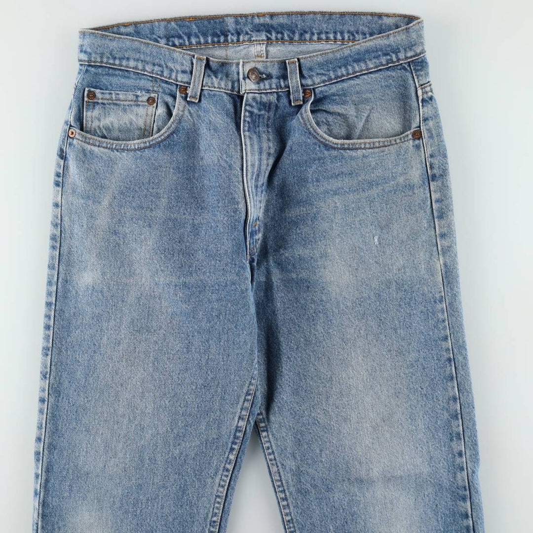 1990'S Levi's 505-0218 Tapered Denim Pants, Made in USA, Men's Size W34 (approx.), Vintage cotton blue type Vintage Second Hand