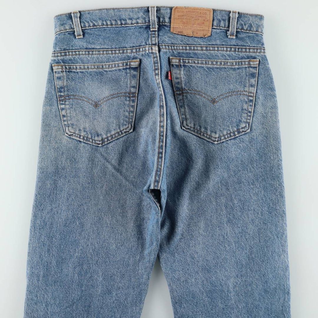 1990'S Levi's 505-0218 Tapered Denim Pants, Made in USA, Men's Size W34 (approx.), Vintage cotton blue type Vintage Second Hand