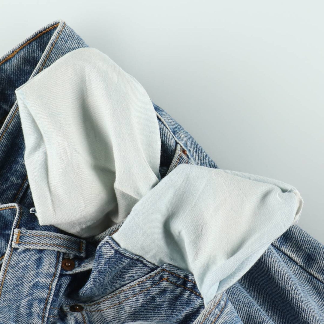 1990'S Levi's 505-0218 Tapered Denim Pants, Made in USA, Men's Size W34 (approx.), Vintage cotton blue type Vintage Second Hand