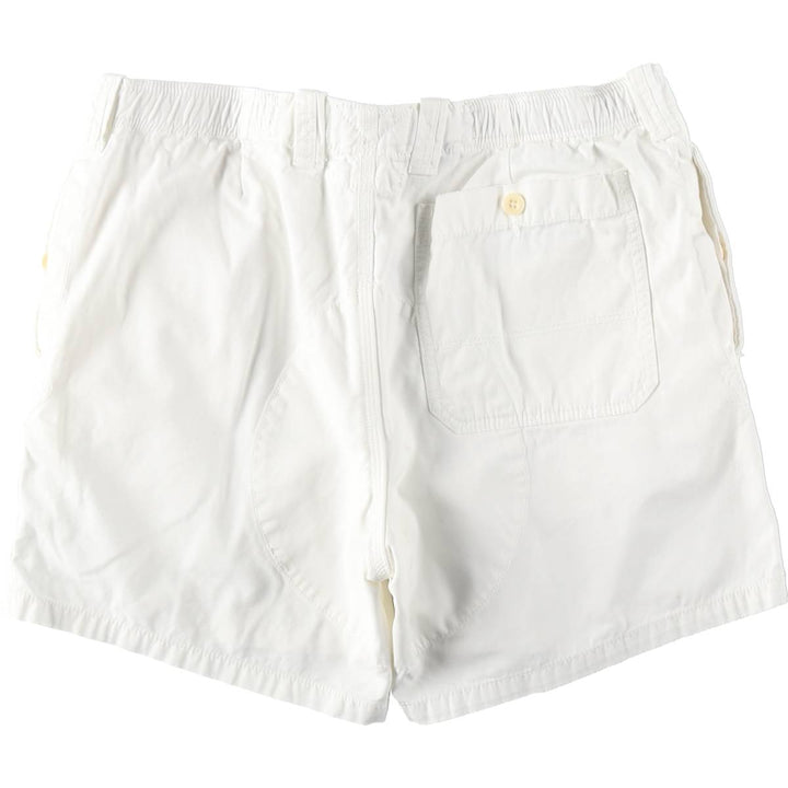 Ralph Lauren POLO by Ralph Lauren Chino Shorts, Men's Size XL (approx.) cotton white type Vintage Second Hand