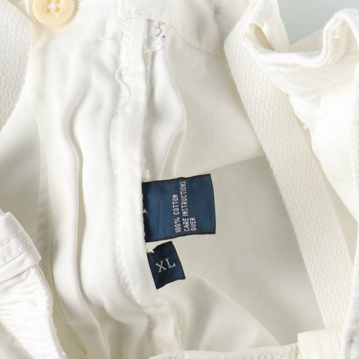 Ralph Lauren POLO by Ralph Lauren Chino Shorts, Men's Size XL (approx.) cotton white type Vintage Second Hand