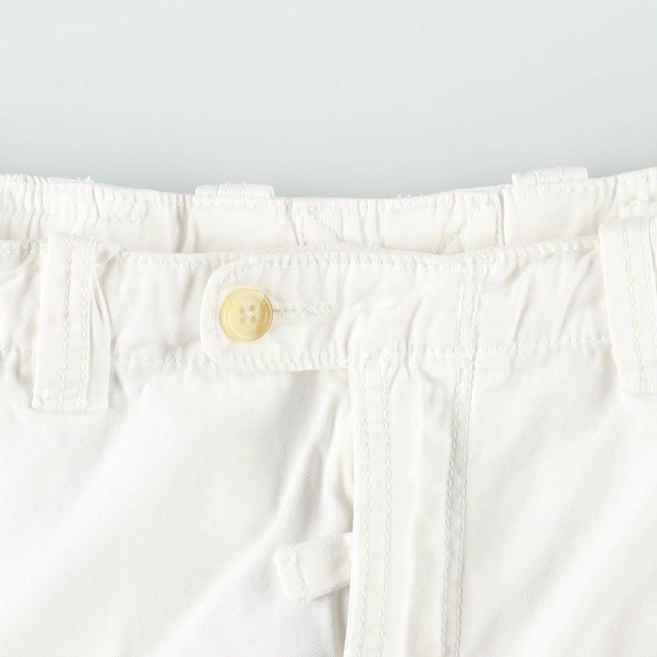 Ralph Lauren POLO by Ralph Lauren Chino Shorts, Men's Size XL (approx.) cotton white type Vintage Second Hand