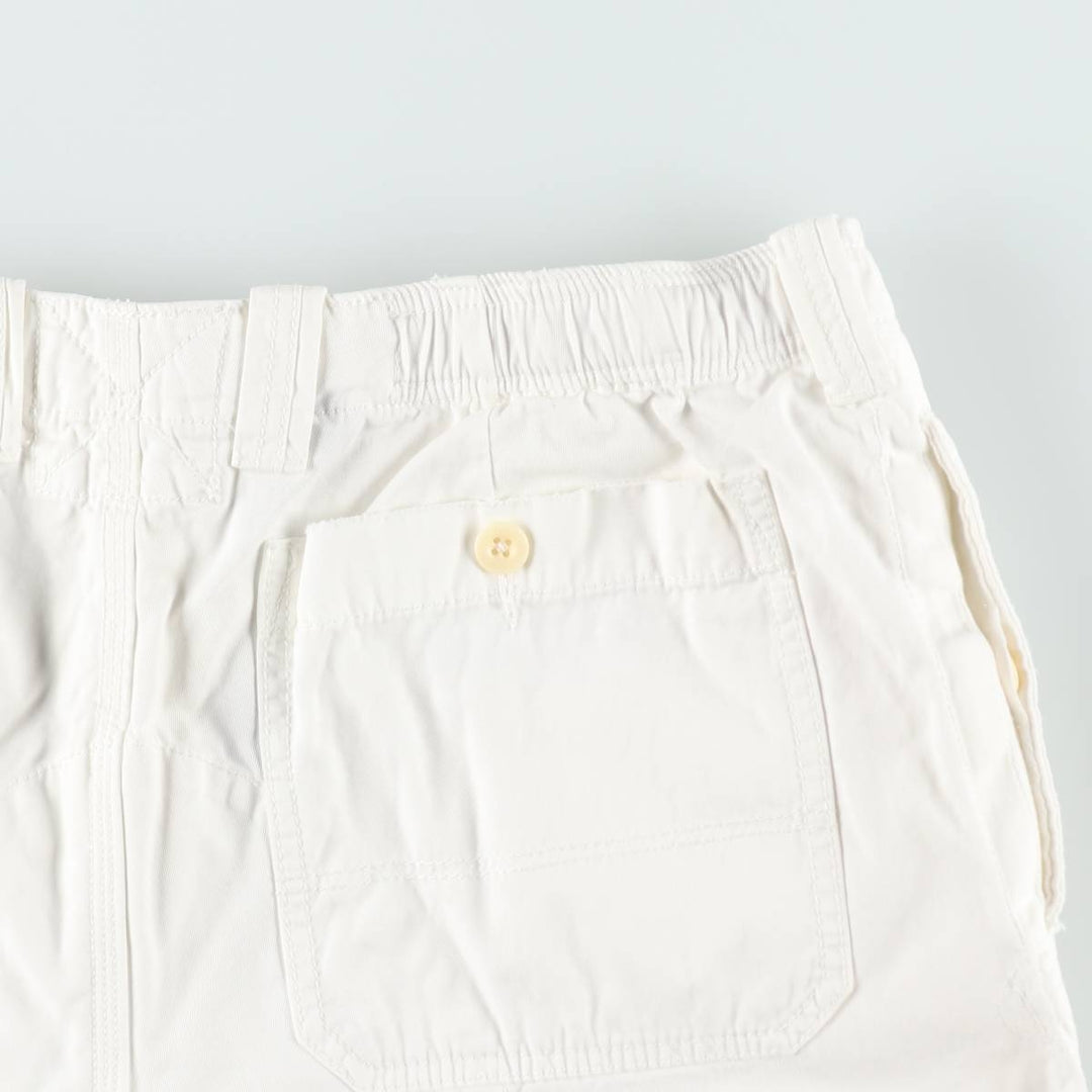 Ralph Lauren POLO by Ralph Lauren Chino Shorts, Men's Size XL (approx.) cotton white type Vintage Second Hand
