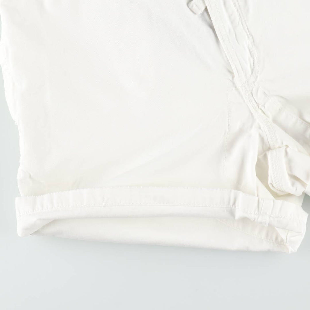Ralph Lauren POLO by Ralph Lauren Chino Shorts, Men's Size XL (approx.) cotton white type Vintage Second Hand