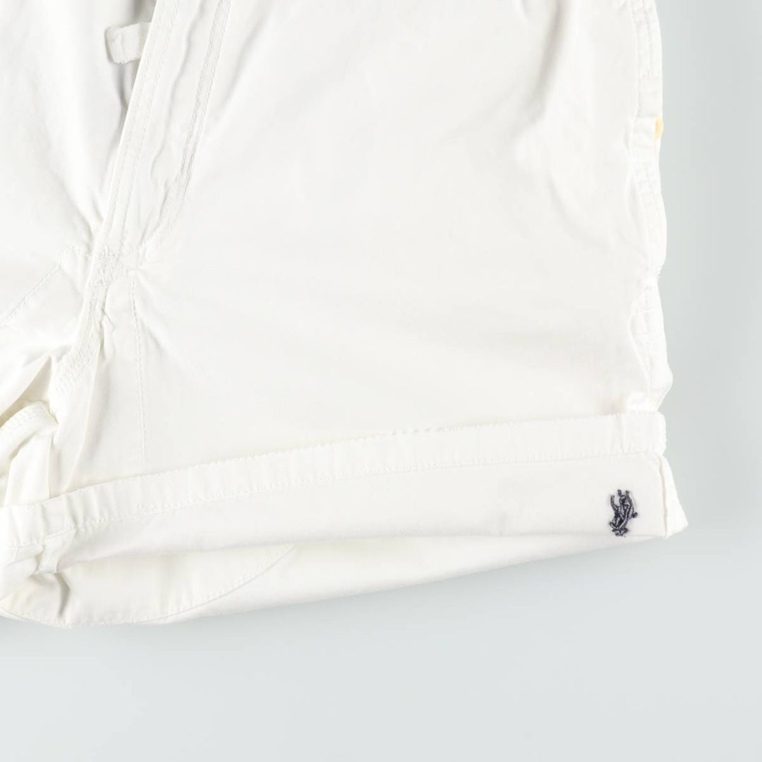 Ralph Lauren POLO by Ralph Lauren Chino Shorts, Men's Size XL (approx.) cotton white type Vintage Second Hand