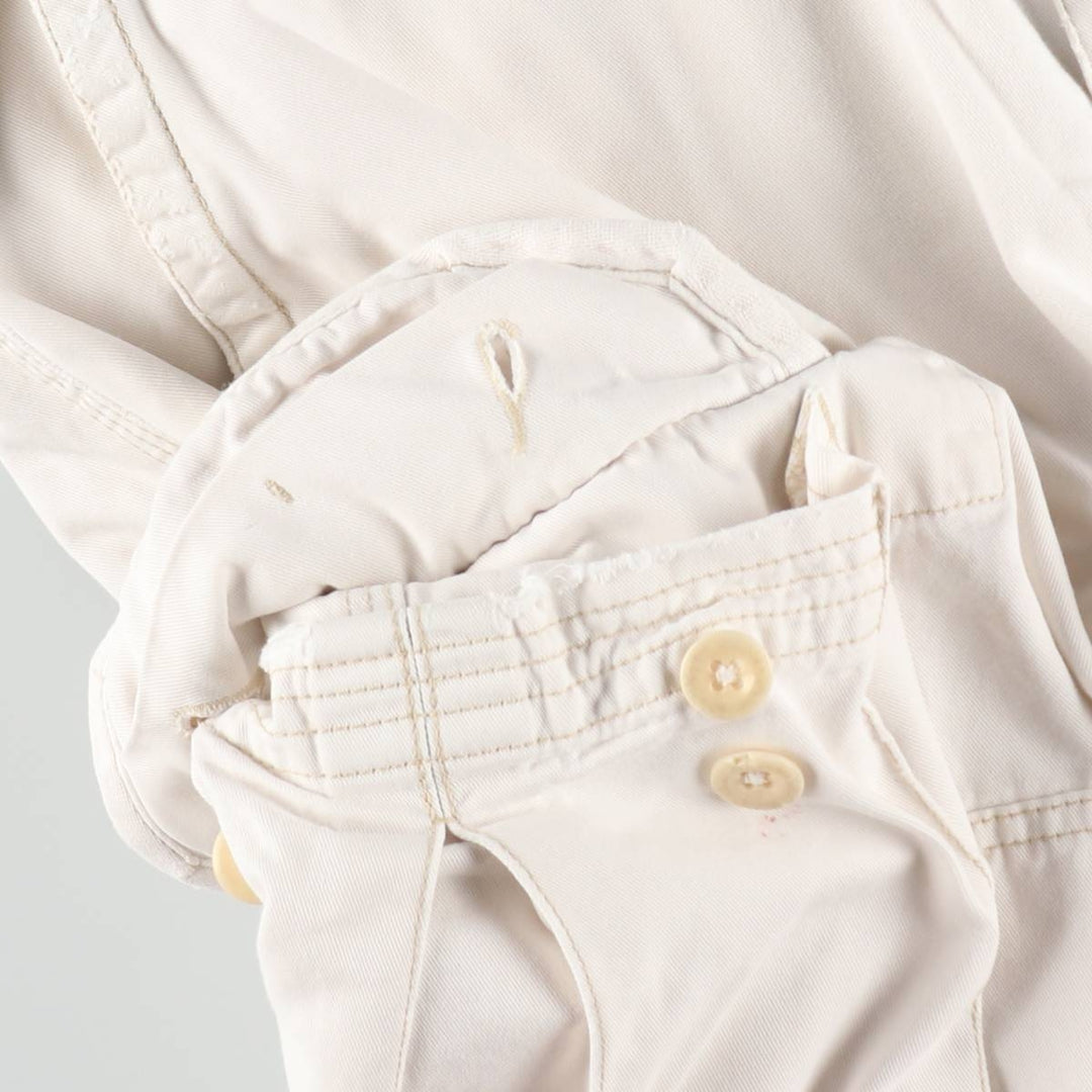 Ralph Lauren POLO by Ralph Lauren cargo shorts, half pants, men's size w36 cotton white type Vintage Second Hand